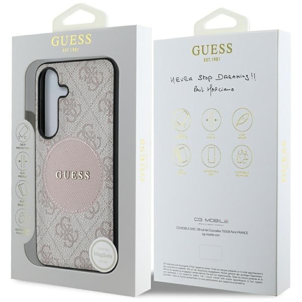 Etui Guess 4G Round Patch Classic Logo MagSafe do Samsung Galaxy S25 Plus zdjęcie 8