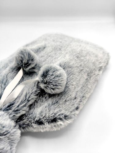 Duży Termofor Gumowy w Pokrowcu Ogrzewacz Pluszowy w Sweterku na Wodę XXL na Arena.pl