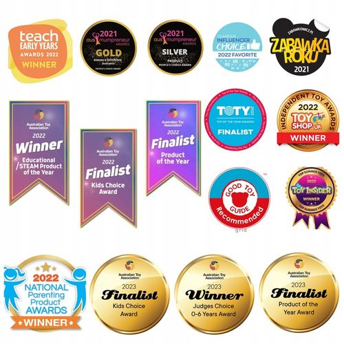 Pastelowy Zestaw Startowy Klocki Magnetyczne Pastel Starter Pack Connetix na Arena.pl