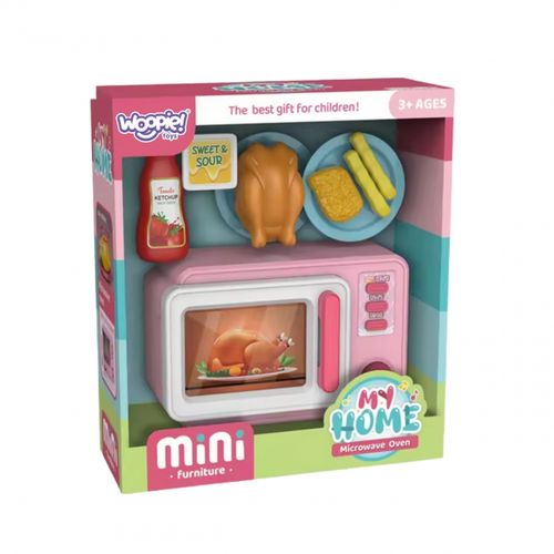 Różowa Kuchenka Mikrofalowa z Kurczakiem na Arena.pl