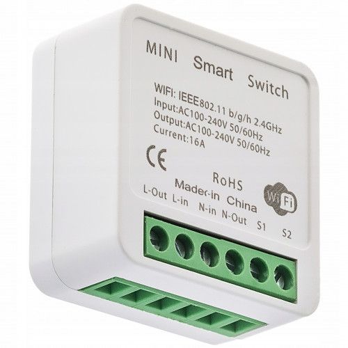 PRZEKAŹNIK DOPUSZKOWY MODUŁ WIFI TUYA SMART 16A zdjęcie 1