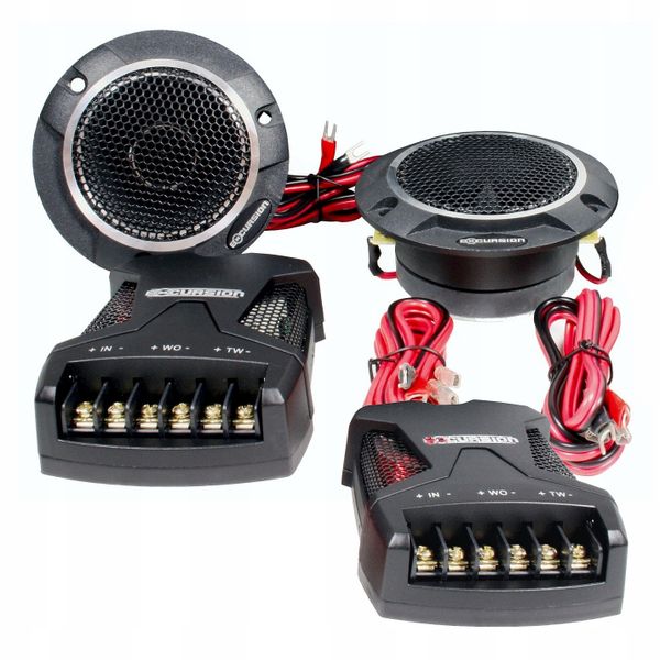 Głośniki Tweetery cykacze Excursion 600W zwrotnice zdjęcie 1