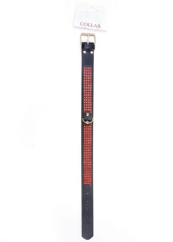 Fetish B - Series Collar With Crystals 3 Cm Red Line na Arena.pl