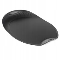 KADAX Deska Do Krojenia Z Ociekaczem Z Uchwytem Plastikowa Czarna 25x38cm