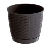 Doniczka okrągła RATOLLA DRLO220 z podstawką | Umbra, Kształt Okrągły, Wymiary 22x19.5 cm, Kolor Umbra, Prosperplast