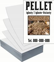 Ulotki A6 reklamowe firmowe 100szt wiele różnych wzorów PELLET NA SPRZEDAŻ