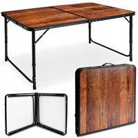 STOLIK SKŁADANY TURYSTYCZNY KEMPINGOWY STÓŁ POD NAMIOT NA BIWAK AŻ 120CM