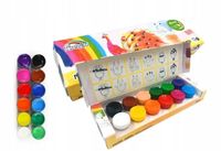 FARBY PLAKATOWE 12 KOLORÓW FIORELLO 20ML DO SZKOŁY DLA DZIECI KREATYWNE