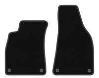 Dywaniki przednie welurowe czarne do: Audi A4 B7 2006-2008 cabrio