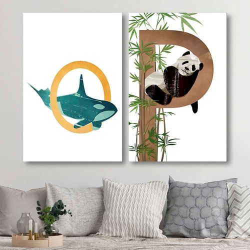 Obraz na płótnie – Canvas, P jak panda 50x70 na Arena.pl
