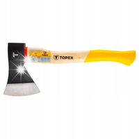 TOPEX UNIWERSALNA SIEKIERA STALOWA 1000 G, MOCNY TRZONEK DREWNIANY 05A140