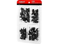 Uchwyt kabla zestaw czarny 6,7,8,9mm CC80B