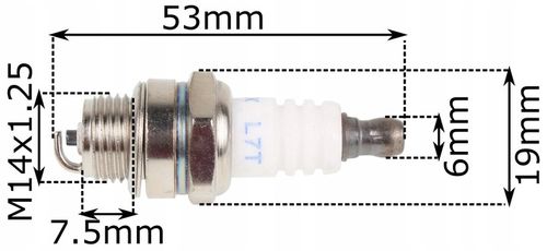 ŚWIECA ZAPŁONOWA do piły kosy spalinowej NAC DEMON HARDER chińskiej na Arena.pl