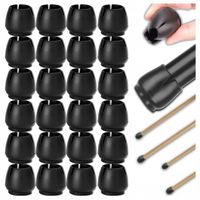 24 x NAKŁADKI OCHRONNE SILIKONOWE Z FILCEM NA NOGI KRZESŁA 16-21mm