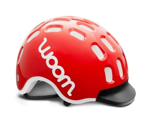 Kask rowerowy dla dzieci WOOM M 53-56 cm Czerwony na Arena.pl