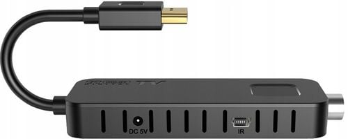 DEKODER TUNER TV HD DVB-T2 i DVB-C HEVC H.265 MINI STICK NAGRYWANIE na Arena.pl