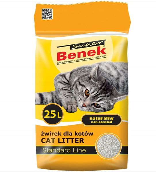 SUPER BENEK Żwirek Naturalny 25L zdjęcie 3