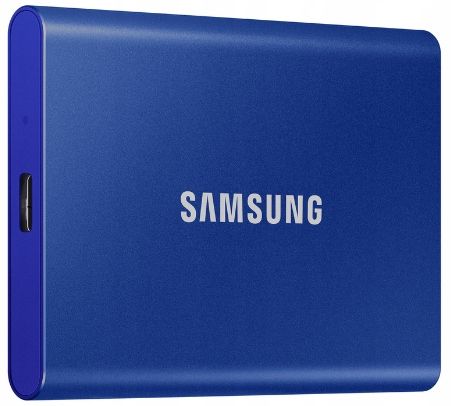 Dysk zewnętrzny Samsung SSD T7 Portable 1TB MU-PC1T0H/WW niebieski na Arena.pl