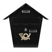 SKRZYNKA NA LISTY NOWOCZESNA STAL GALWANIZOWANA Z OKIENKAMI