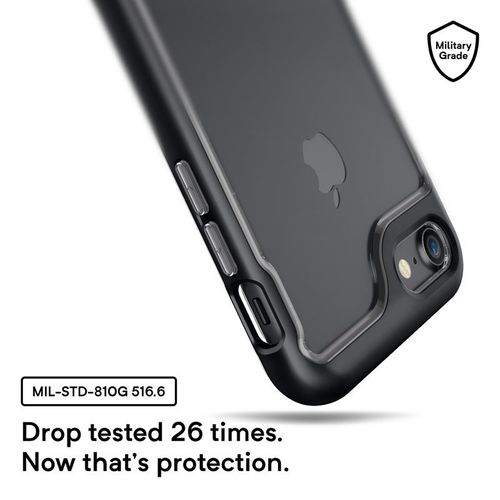 Caseology Skyfall Case - Etui iPhone 8 / 7 (Black) na Arena.pl