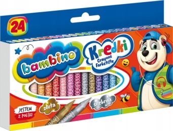 Kredki Świecowe Bambino 24 Kol 0218 A'8 na Arena.pl