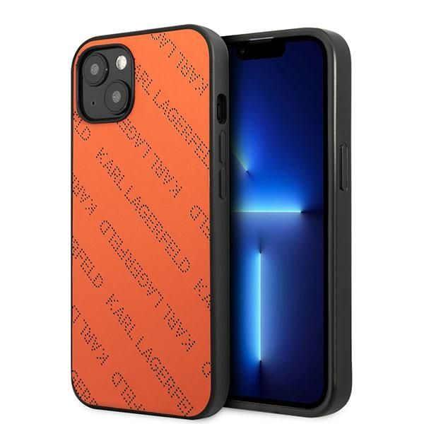 Etui Karl Lagerfeld do iPhone 13 mini, Pomarańczowy zdjęcie 1