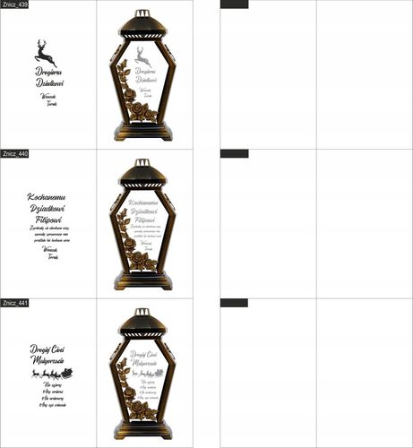 ZNICZ kapliczka Kochanje Córce grawer DEDYKACJA na Arena.pl