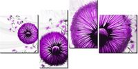 140CM 70 OBRAZ FIOLETOWE DMUCHAWCE ŚCIENNY