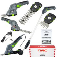 NOŻYCE AKUMULATOROWE DO TRAWY I KRZEWÓW NAC TA 36H-B15-JN 3.6 V + UCHWYT