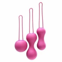 je joue ami zestaw 3 kul kegla fuchsia - progresywny system ćwiczeń