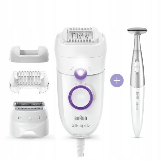 Depilator Braun SE5-825 +trymer do bikini +golarka zdjęcie 1