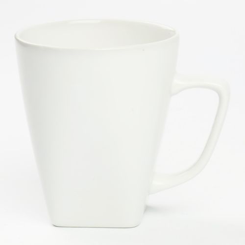 KUBEK PORCELANOWY DO KAWY HERBATY UNIWERSALNY BIAŁY 460ML Z UCHEM na Arena.pl