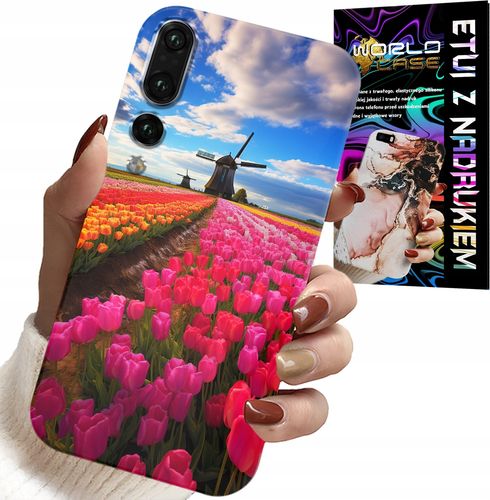 ETUI DO HUAWEI P20 PLUS - POLE KOLOROWYCH TULIPANÓW, TULIPAN, CASE na Arena.pl