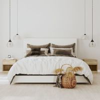 2 szafki nocne z szufladą, kolor drewna dębowego