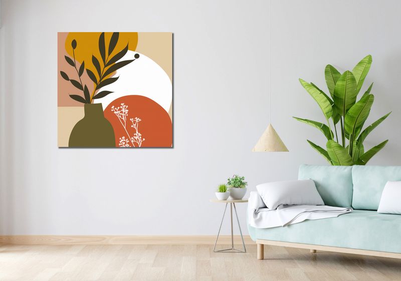 Obraz 90x90cm Kwiaty w Słońcu zdjęcie 2