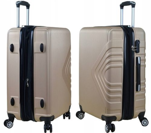 ŚREDNIA WALIZKA SUNBAG - MODEL APUS 8082 Z POSZERZENIEM pojemność 80 LITRÓW na Arena.pl