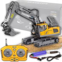 Koparka Zdalnie Sterowana RC Na Pilot Maszyna Budowlana Spychacz Pilota RC