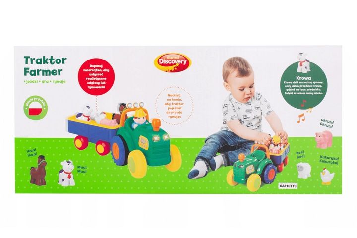 Traktor farmer Jeździ, gra, rymuje Dumel Discovery zdjęcie 4