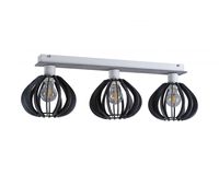 Lampa sufitowa 3xE27 NICOLETA GREY 833