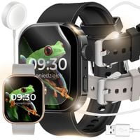 SMARTWATCH ZEGAREK DAMSKI MESKI POMIAR CUKRU EKG CIŚNIENIE ROZMOWY POLSKI