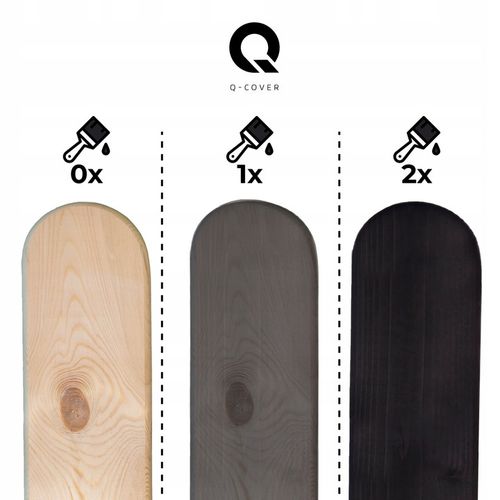 IMPREGNAT DO DREWNA BARWIĄCY FARBA Z SILIKONEM 2w1 ALTANA KOLOR CZARNY 5L na Arena.pl