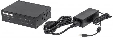 INTELLINET GIGABIT SWITCH 8X 10/100/1000 RJ45 POE+ 60W VLAN zdjęcie 4