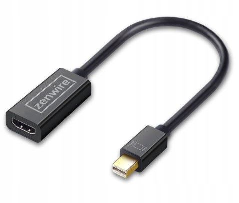 ADAPTER KABEL PRZEWÓD MINI DisplayPort DO HDMI 4K UHD THUNDERBOLT 2 ZENWIRE zdjęcie 1
