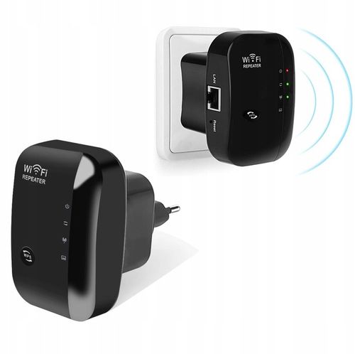 MINI WZMACNIACZ SYGNAŁU WI-FI REPEATER ACCESS POINT AP RJ45 300Mb/s 2,4GHz na Arena.pl