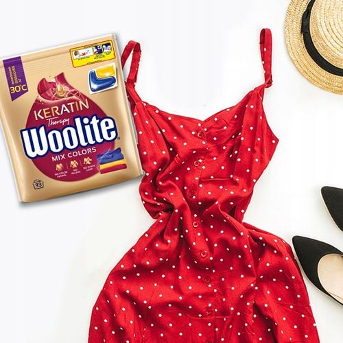woolite żelowe kapsułki do prania z keratyną do kolorów 33 szt na Arena.pl