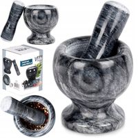 Moździerz GRANITOWY kamienny kuchenny do ucierania przypraw pesto tłuczek