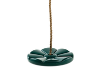 Huśtawka okrągła Kwiatek na plac zabaw - zielona