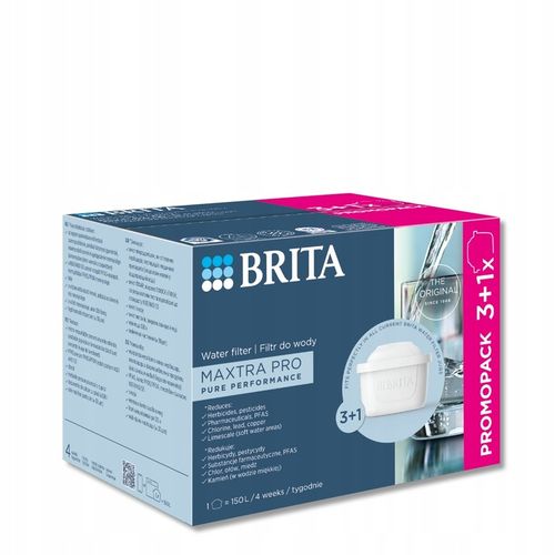 Wkład filtrujący Brita Maxtra Pro Pure Performance 3+1 (4 szt.) na Arena.pl