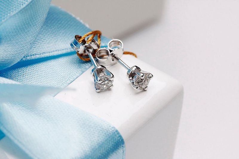 Emaga Złote kolczyki KBD4820 - Diament zdjęcie 11