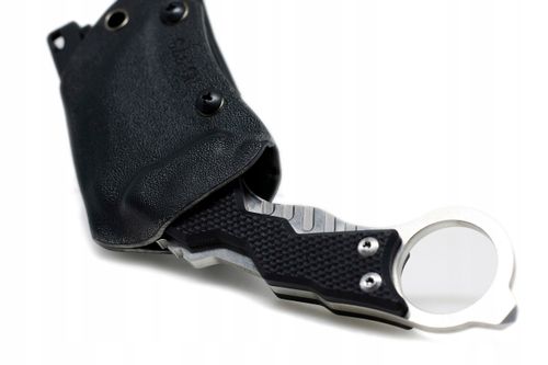 Karambit taktyczny nóż stal D2 etui EDC Q Pazur na Arena.pl